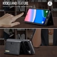 thumbnail image 4 of DG.MING Wallet Case for Google Pixel 10 / 10 Pro 6.3inch,Detachable Magnetic Wallet Phone Case with RFID Blocking, Card Slot,Holder, Leather Phone Case for Men Women,Black, 4 of 9