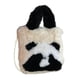 thumbnail image 3 of Bolso de peluche de panda, bolso de hombro, bolso cruzado, bolso de mano, bolsa, billetera con cadena, blanco, 3 of 9