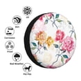 thumbnail image 4 of Susaid Colorful Flowers Print Tire Covers,Waterproof Anti-UV Snow Sun Rain Tire Covers for RV,Truck, SUV, Trailer, Camper-15 inch, 4 of 6