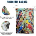 thumbnail image 2 of Tree Birds Flag Spring Summer Fall Garden Flag Seasonal Small Yard Flags for Outside 12x18 Double Sided Outdoor Front Door Backyard Decorations, 2 of 14