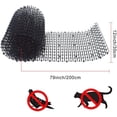 thumbnail image 2 of Alfombra antigatos con espinas, rejilla de jardín, antiperros, gatos, mascotas, 200 x 30 cm, 2 of 4