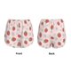 thumbnail image 3 of Balery Strawberry Floral Pantalones cortos deportivos para mujer con forro y dos bolsillos, elásticos, para entrenamiento, gimnasio, yoga-Medium, 3 of 7