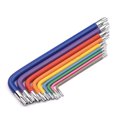 thumbnail image 4 of Arealer 9PCS Multicolour L-Key Set Torx Key Star Key Set Long Arm Industrial Grade Chrome Vanadium Steel Torx Key Allen Wrench, 4 of 7