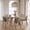 Camel, variant on Set of 2 Upholstered Modern Dining Chairs, Mid Century Kitchen Chairs with Curved Backrest and Metal Legs for Dining Room, Living Room, Camel