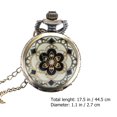 thumbnail image 2 of 1Pc Quartz Pocket Watch Vintage Pocket Watch Portable Watch for Man Women, 2 of 7