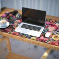 thumbnail image 3 of Long Mouse Pads for Desk,Pioneer Flower Floral Print Pattern Desk Mats on Top Of Desks, Desk Mouse Pad Extra Large with 3mm Non-Slip Base and Stitched Edge for Gaming,Office,Work,Home 35.4"x15.7", 3 of 6
