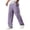 Light Purple, variant on GrmtClth Casual Pants For Men, Oversized Waffle Knit Bottoms, Loose Wide Leg Drawstring Elastic Waist Trousers, All Year Street Relax Outfit Light Brown 4XL