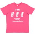 thumbnail image 3 of Inktastic Funny Tuba Player Music Joke Youth T-Shirt, 3 of 5
