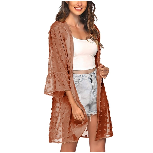 Nouveaux Hauts pour Femmes 2023 Grande Taille Printemps Patchwork Imprimé Papillon Manches Longues Col Rond T-Shirt Décontracté Hauts Chemise à Manches Longues pour Femmes