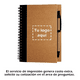 thumbnail image 2 of Libreta Cuaderno 1/2 Carta Pasta Dura Para Personalizar Negro/Marron, 2 of 4
