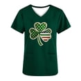 thumbnail image 4 of Fewfanhot Women's Clothing Scrub Tops for Women, Short Sleeve V Neck Scrub Shirt with Pockets, 4 of 5