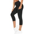 thumbnail image 3 of Thick High Waist Yoga Pants with Pockets, Tummy Control Workout Running Yoga Leggings for Women, 3 of 6