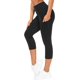 thumbnail image 1 of THE GYM PEOPLE Pantalones de yoga gruesos de cintura alta con bolsillos, control de barriga, entrenamiento, correr, yoga, leggings para mujer, 1 of 4