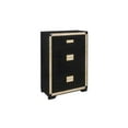thumbnail image 4 of Global Furniture USA Blake 16.5"W Wood Chest in Onyx/Black/Gold, 4 of 4