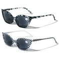 thumbnail image 1 of 2 Pairs Women Pointed Tip Cat Eye Outdoor Reading SunGlasses - Tinted UV Protection Readers Glasses +1.75, 1 of 5