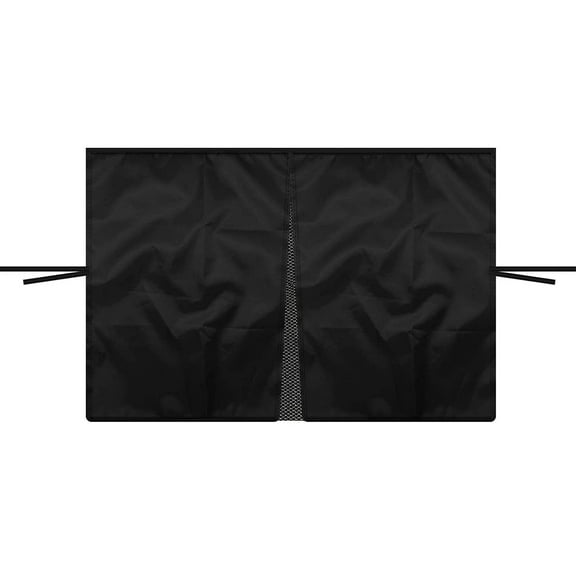 Hiroekza Double Layer Magnetic Suction Car Window Shades Sun Protection Heat Insulation Privacy Curtains for SUVs Minivans MPVs Black Black