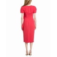 thumbnail image 2 of Badgley Mischka womens  Side Bow Cocktail Dress, 6, Red, 2 of 3