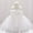 White, variant on Herrnalise Toddler Girls Temperament Flowers Pearl Cute Net Yarn Birthday Party Gown Dresses
