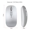 thumbnail image 2 of yeacher Compact M103 Wireless Dual-Mode Mouse with Silent Click, 3 Adjustable DPI Settings, 500mAh Battery, Black/Grey/Silver Options, 2 of 6