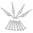 thumbnail image 1 of ETHZZLE 4pcs Window Holder Blind Window Cleats Stainless Steel Management Indoor Use, 1 of 8