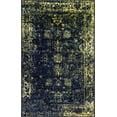 thumbnail image 2 of Unique Loom 3141606 3 ft. 3 in. x 5 ft. 3 in. Casino Sofia Rectangular Rug, Navy Blue, 2 of 2