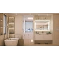 thumbnail image 7 of Keonjinn LED Bathroom Mirror with Frontlit and Backlit 40'' x 24'', Stepless 3 Colors Temperature & Dimmable LED Wall Mount Mirror, Modern Rectangle Anti-fog Frameless LED Mirror, 7 of 7