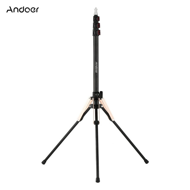 Andoer Trépied, Stand Reverse Stand Portable en Alliage d'Aluminium 1/4 Pouce Vis Softbox Pouce Portable Aluminium Reverse Stand Flip avec 1/4 Pouce Flip Serrures avec Support en Alliage P Qisuo Reflec