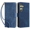 thumbnail image 1 of Gift compatible Samsung Galaxy S24 Wallet Case RFID Blocking Phone Cover with Wrist Strap, 1 of 5