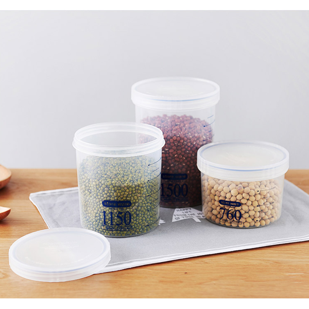 MagoFeliz 3PCS Food Storage Containers Durable Air Tight Flour Storage