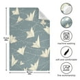 thumbnail image 3 of Origami Birds Pattern Kitchen Towels 6-Piece Pack Tea Towels for Kitchen Decorative Waffle Design 28x18in, 3 of 7