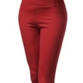 thumbnail image 3 of FashionOutfit Women's Basic Solid Footless Span Leggings, 3 of 3
