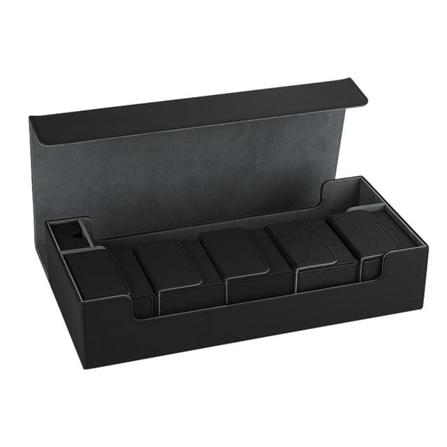 Deck Box de Cuero para 550 Tarjetas con Cierre Magnético Sunnimix