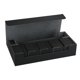 thumbnail image 1 of Estuche de cierre premium para cartas coleccionables, con fundas para cartas de béisbol, fútbol, ​​baloncesto y deportes. negro, 1 of 7