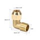 thumbnail image 2 of Conector de tubo de compresión de latón Uxcell, codo de 90 grados, G3/8 macho x 10mm OD de tubo con conector acampanado 2 piezas, 2 of 4