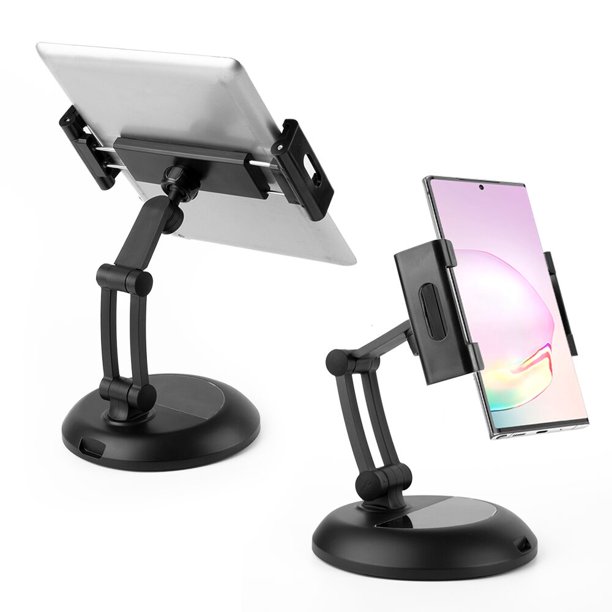Tablet Ipad Stand Holder And Adjustable Phone Stand,360 Degree Rotating Universal Desktop Holder