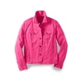 thumbnail image 4 of Woman Within Plus Size Stretch Denim Jacket Cropped Jean Jacket, 4 of 6