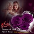 thumbnail image 3 of Set de regalo AddWel de rosas auténticas preservadas con collar «I Love You», 3 of 9