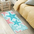 thumbnail image 5 of SKYSONIC Colorful Starfish Soft Runner Rug Washable Non-Slip Room Rug Hallway Rug Runner for Entryway,Hallway,Bathroom,and Kitchen,39x20In, 5 of 7
