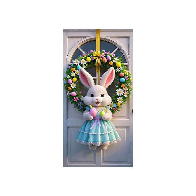 Cubiertas de Puerta de Vacaciones para la Puerta Delantera Cortina de Puerta Del Día de Pascua 35 X 72 en la Decoración de la Puerta Y la Pared Del Día de Pascua