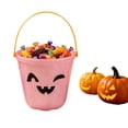 thumbnail image 4 of Halloween Handheld Pumpkin Candy Bucket for Trick or Treat Green 1pc, 4 of 8