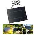 6W 12V Solar Panel with Type C Output for Outdoor Security Camera ...