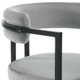 thumbnail image 5 of Guyou Fabio 26" Upholstered Bar Height Bar Stools with Metal Frame, Grey/Fur(Set of 2), 5 of 11