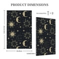 thumbnail image 3 of DouZhe 1-Gang Blank Wallplate, Cartoon Sun Star Moon Blue Decorative Wall Plates, 3 of 7