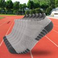 thumbnail image 1 of 6 pares de calcetines tobilleros deportivos para correr, calcetines tobilleros de corte bajo, calcetines con lengüeta para hombres y mujeres, 1 of 7