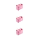 thumbnail image 5 of Soidarity Bolsas de fieltro de amplia aplicación, práctica y práctica, bolsa de cosméticos de viaje bien organizada, rosa L 30*15*16cm Type1 NO1, 5 of 6