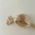 thumbnail image 3 of COOLHOOD Pigtail Braid Cap Crochet Knitted Winter Hat for Children Kids Aged 6-48 Months Bonnet Cap, 3 of 3