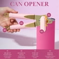 thumbnail image 5 of Abrelatas Paris Hilton Rosa y Dorado con Abrebotellas Integrado y Asas de Agarre Suave, 5 of 5