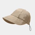 thumbnail image 5 of LPKRT Women'S Packable Sun Hat Adjustable Drawstring Baseball Cap Uv Protection Quick-Dry Boonie Hat Khaki, 5 of 9