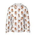 thumbnail image 1 of Balery Cute Little Pirate Red Panda Sudadera ligera de manga larga con capucha y protección solar UPF 50+ para hombre y mujer, ideal para pesca y running-3X-Large, 1 of 7