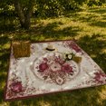 thumbnail image 7 of Ornate Baroque Floral Arrangement Autumn Leaves autumn celebration Accents, Warm Flannel Blanket for Cabin and Lodge, Festive autumn celebration Scene, Art Lovers autumn celebration Gift, 7 of 7